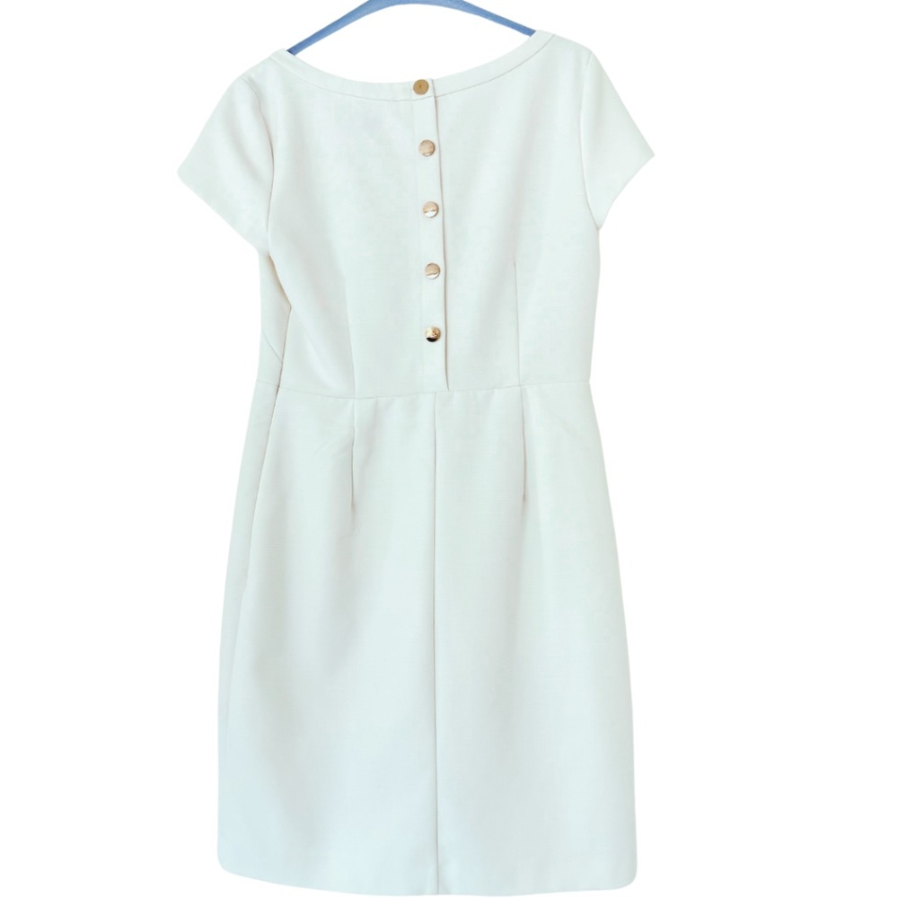 Ann Taylor Ivory Sheath Dress Size 6